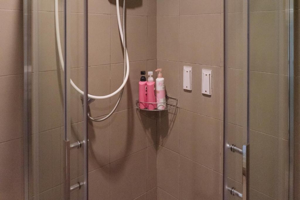 Koupelna v ubytování Baan Pordeedin