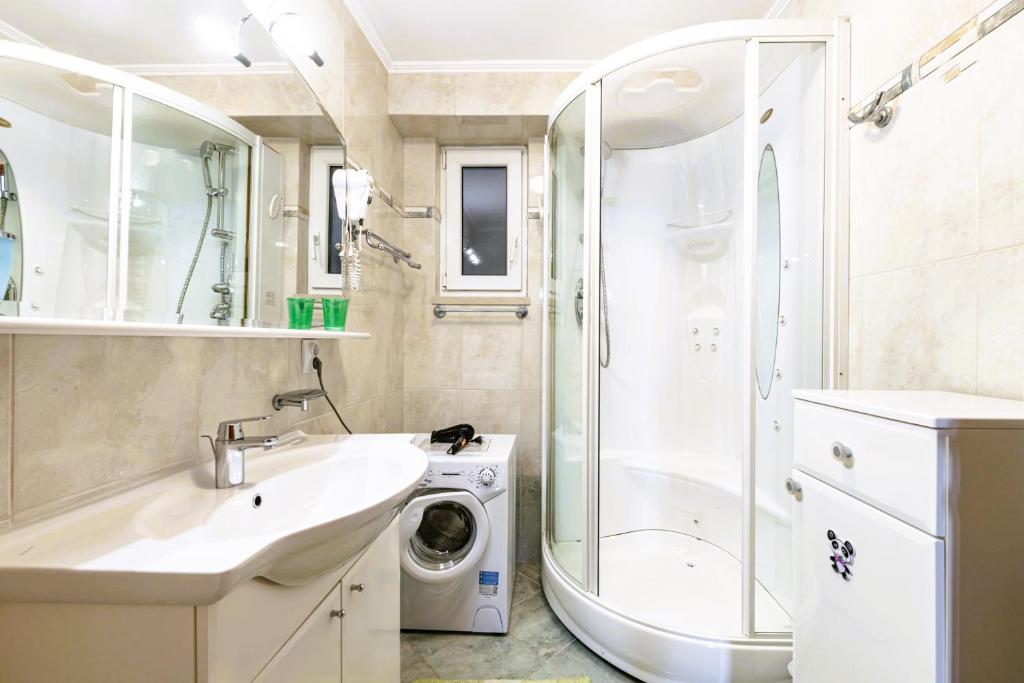 Koupelna v ubytování Uvala Apartment
