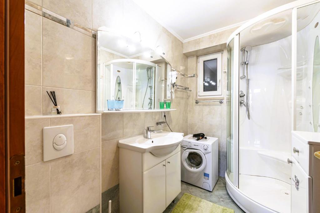 Koupelna v ubytování Uvala Apartment