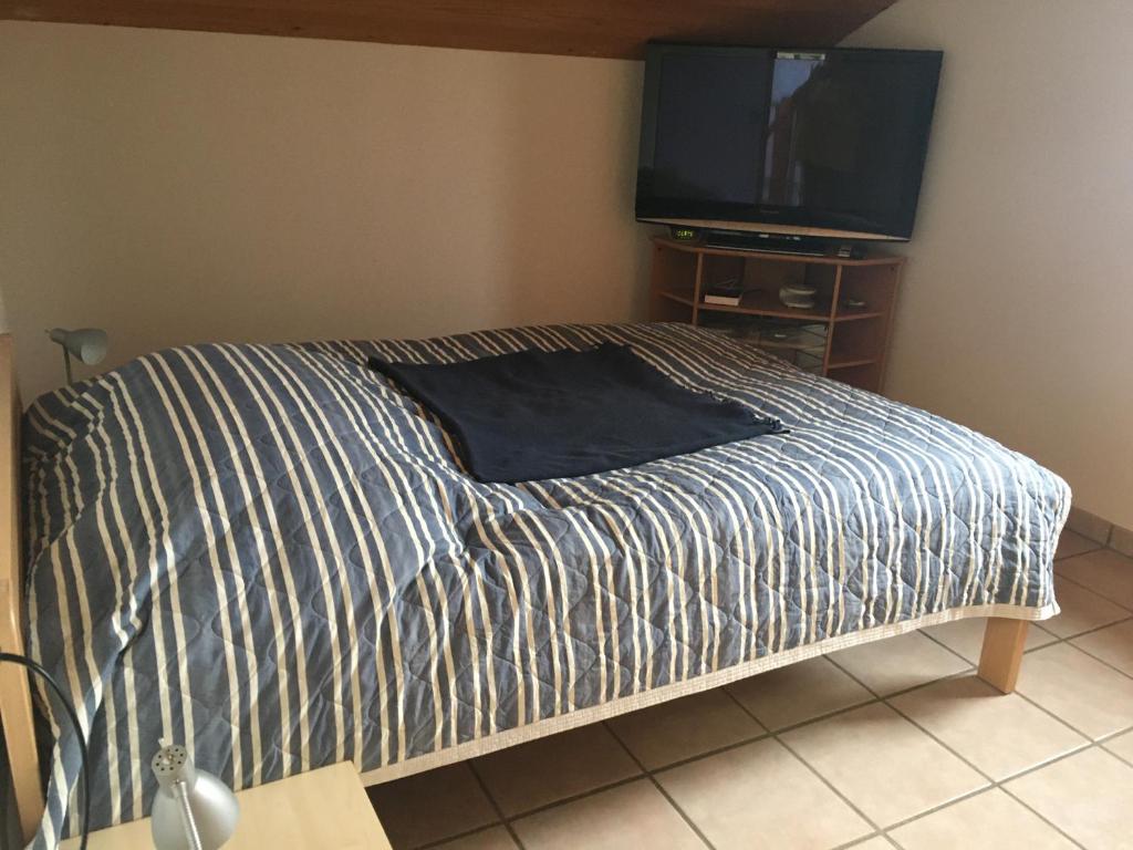 Postel nebo postele na pokoji v ubytování Chambres d'hôtes