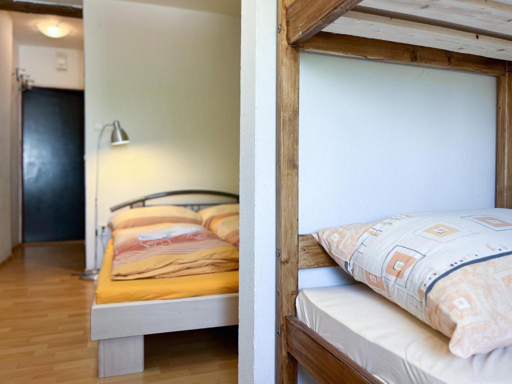 Postel nebo postele na pokoji v ubytování Penzion U Fandy