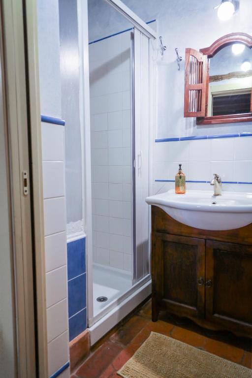 Koupelna v ubytování Pienzalettings "Suites"