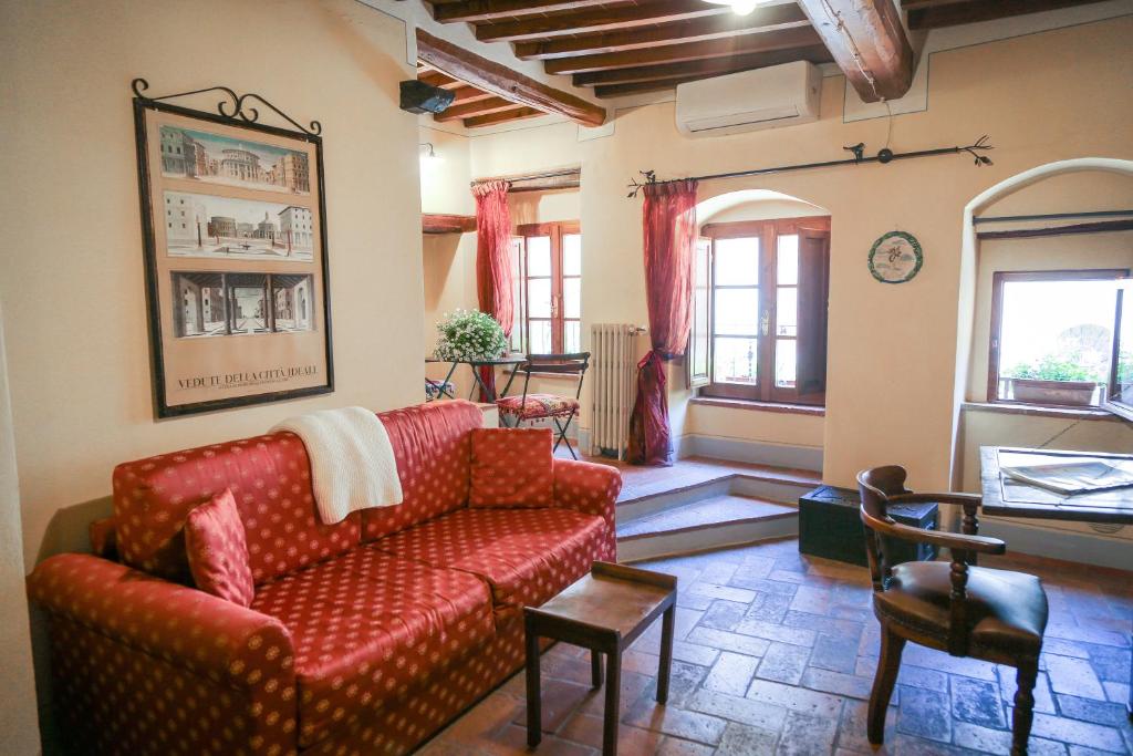 Posezení v ubytování Pienzalettings "Suites"