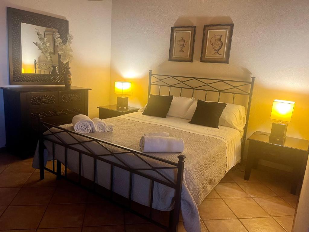 Posteľ alebo postele v izbe v ubytovaní Agriturismo Annibale