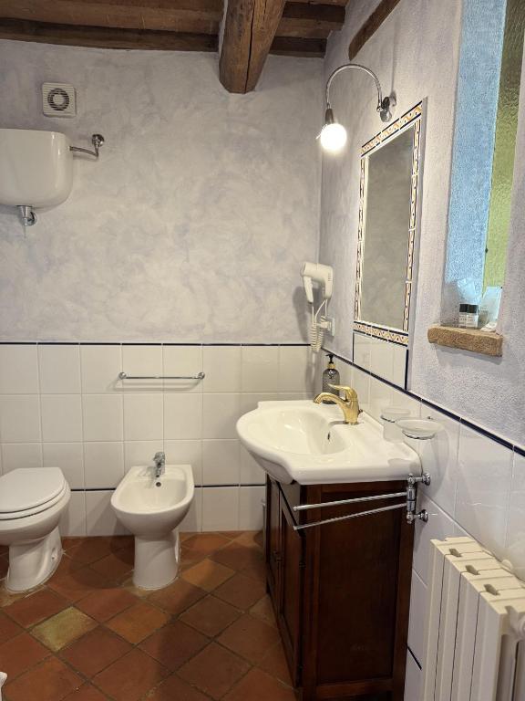 Koupelna v ubytování Pienzalettings "Suites"