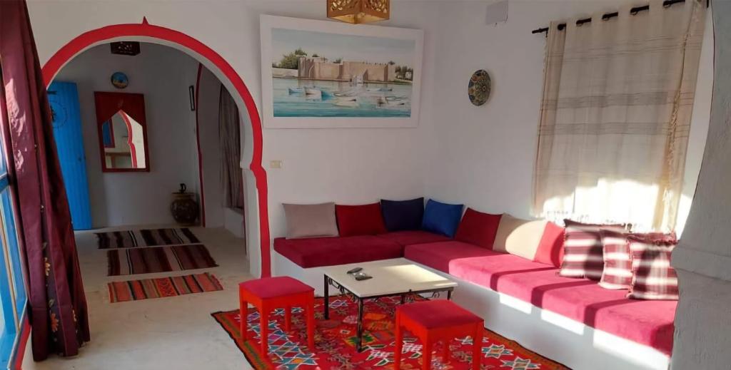 Posezení v ubytování Résidence Ulysse Djerba
