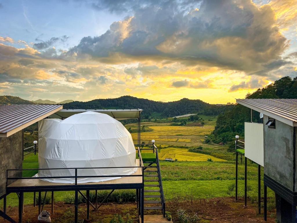 Příroda nedaleko luxury tent
