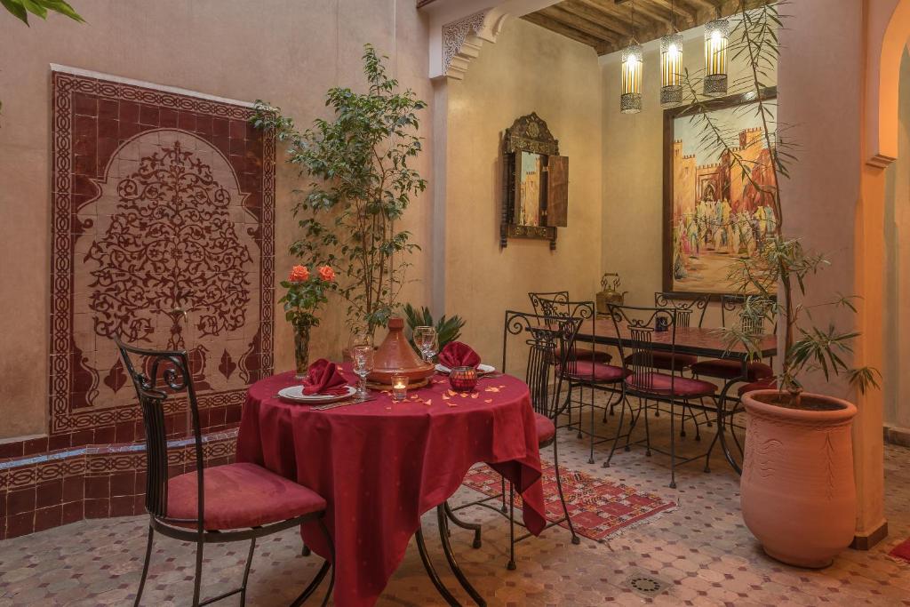 Restaurace v ubytování Riad Dar Attika