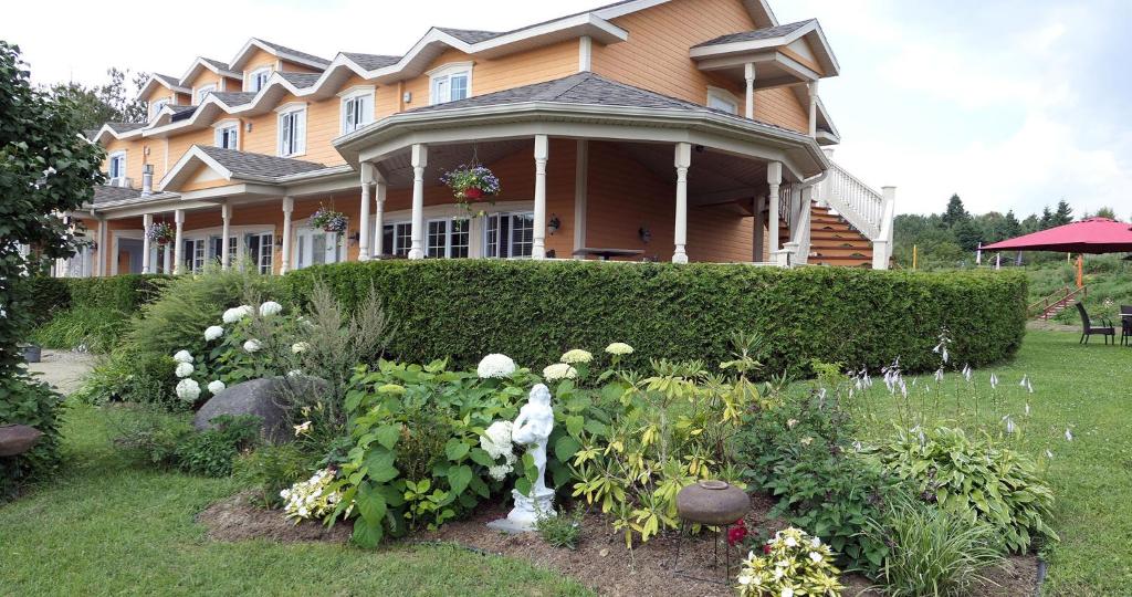 Zahrada ubytování Auberge La Daïna