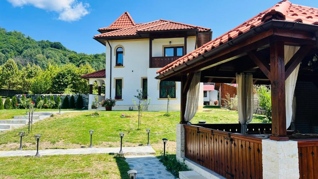 Zahrada ubytování Casa Tudorescu