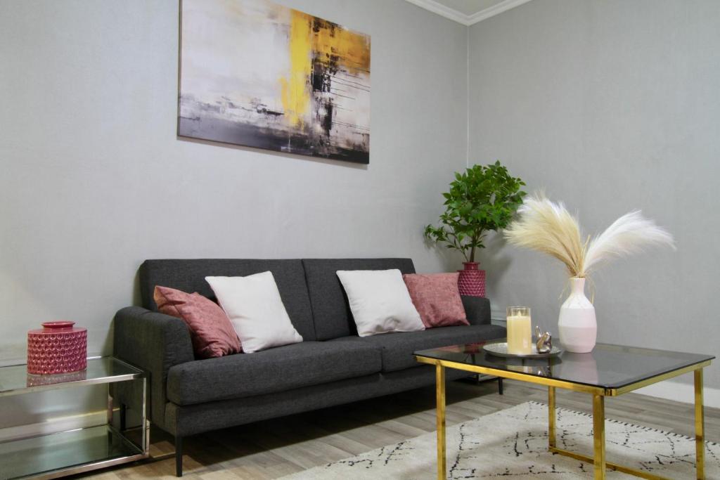 Et opholdsområde på Josden Apartments T1