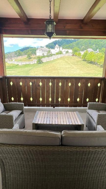 Posezení v ubytování Casa Tudorescu