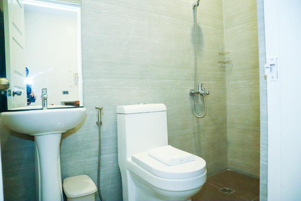 Koupelna v ubytování Citistyle Inn
