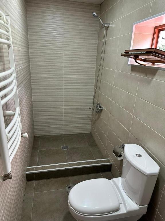 Koupelna v ubytování Roza Guesthouse