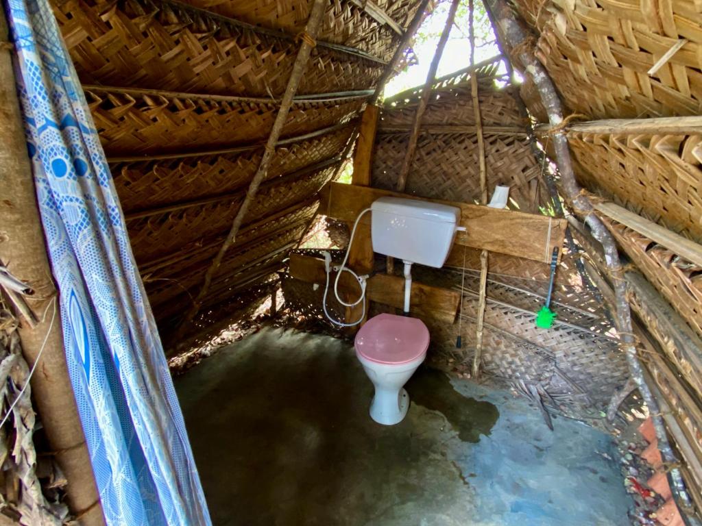 Koupelna v ubytování Nilana beach cabana