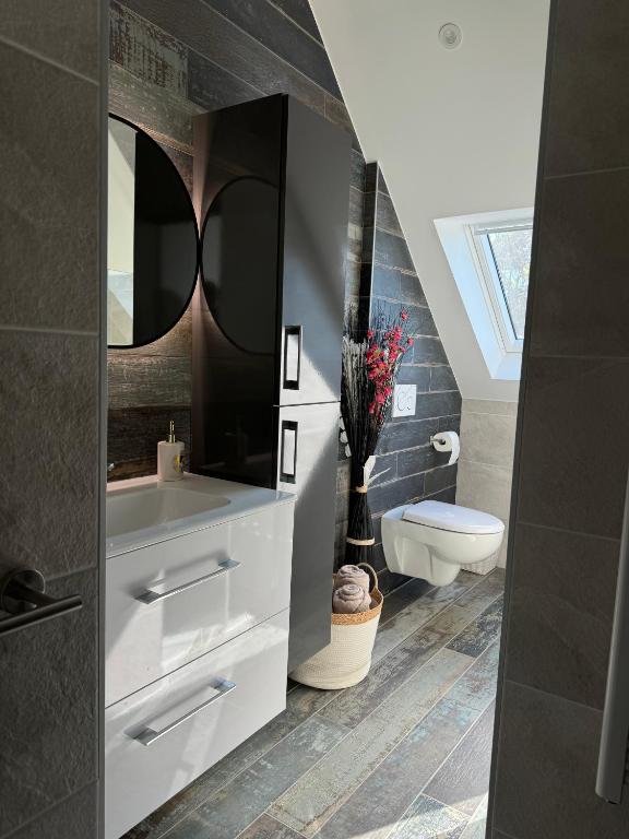 Koupelna v ubytování Magnifique Appartement Vue Lac - 5 Personnes