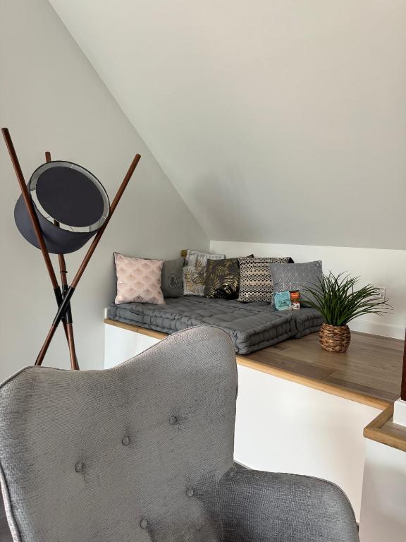Posezení v ubytování Magnifique Appartement Vue Lac - 5 Personnes