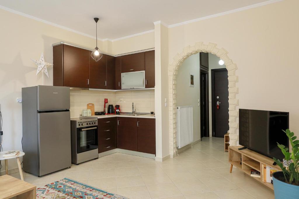 Kuchyň nebo kuchyňský kout v ubytování Feel Like home appartment