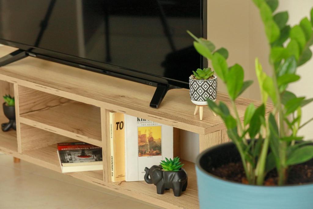 TV a/nebo společenská místnost v ubytování Feel Like home appartment
