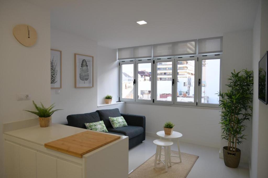A seating area at Apartamento Luis Morote Plaza Santa Catalina