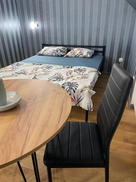 Postel nebo postele na pokoji v ubytování VIP hotel