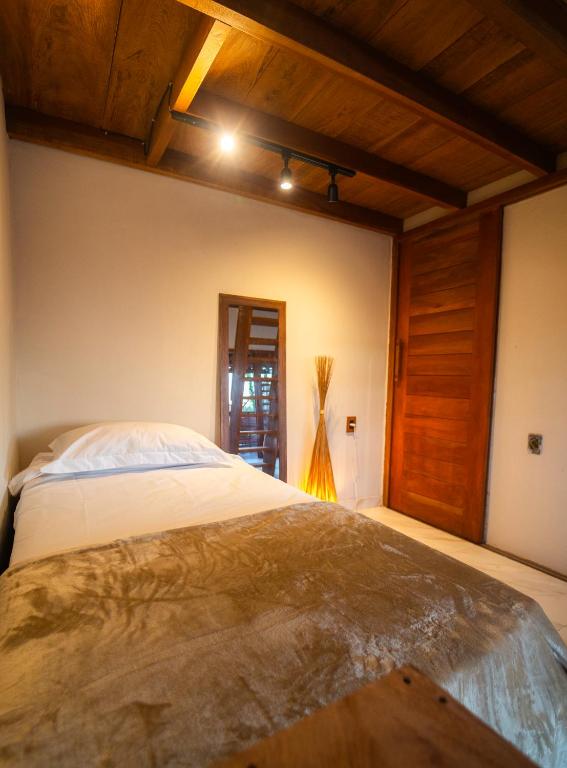 Postel nebo postele na pokoji v ubytování Casa Amado Atins