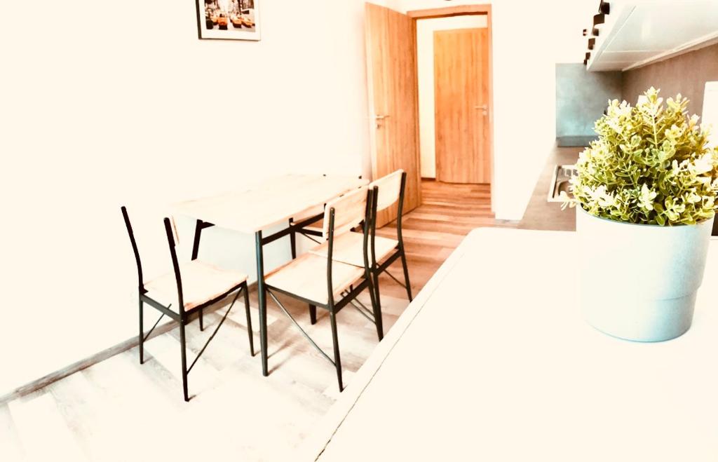 Posezení v ubytování ZAROHEM 2 bedrooms APARTMENT in center with balcony