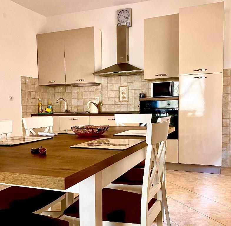 Kuchyň nebo kuchyňský kout v ubytování Villa Svetlana