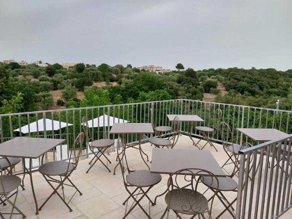 A balcony or terrace at Trulli nonna Grazia-Aurora