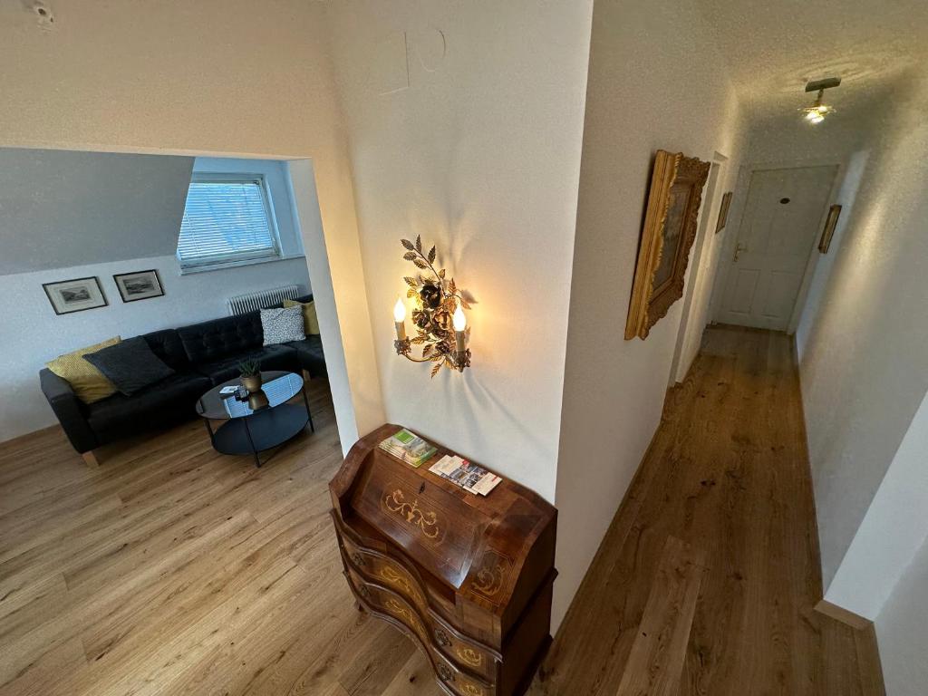 TV a/nebo společenská místnost v ubytování Nannerls Penthouse