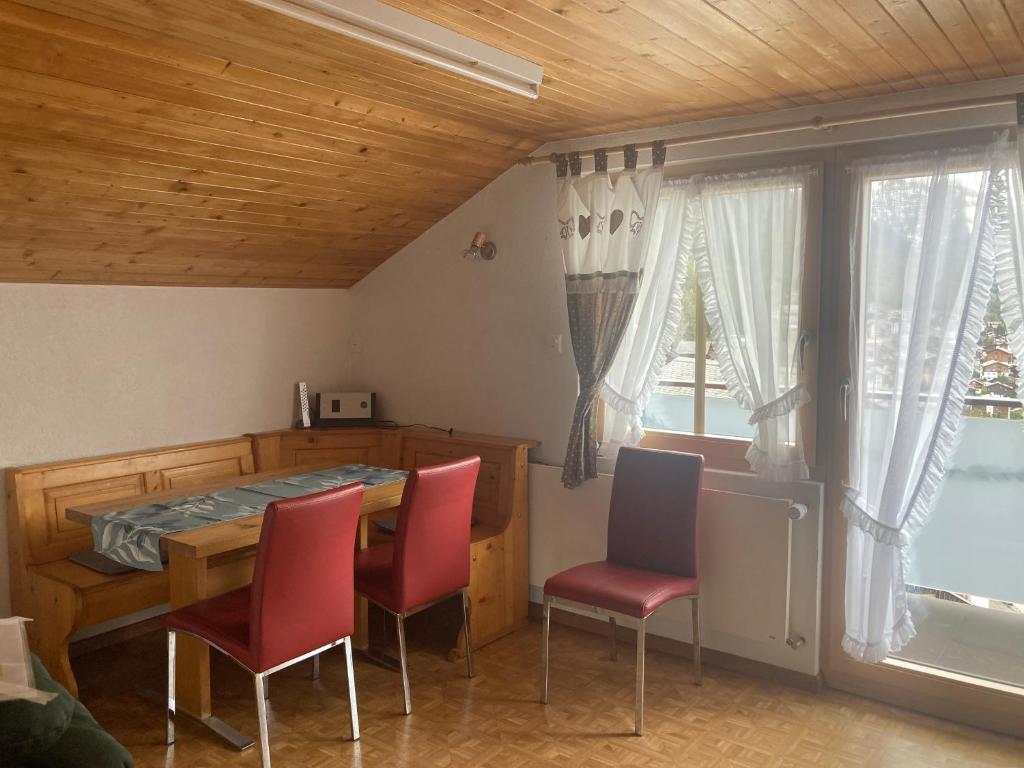 Posezení v ubytování Haus Dorfblick