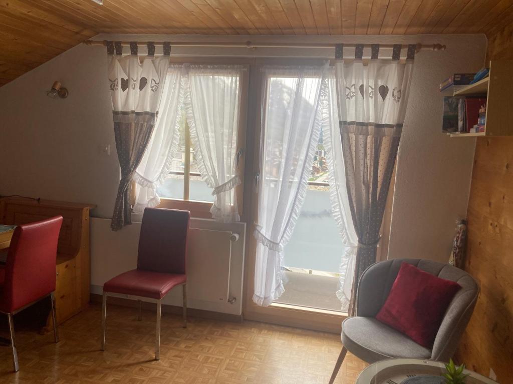 Posezení v ubytování Haus Dorfblick