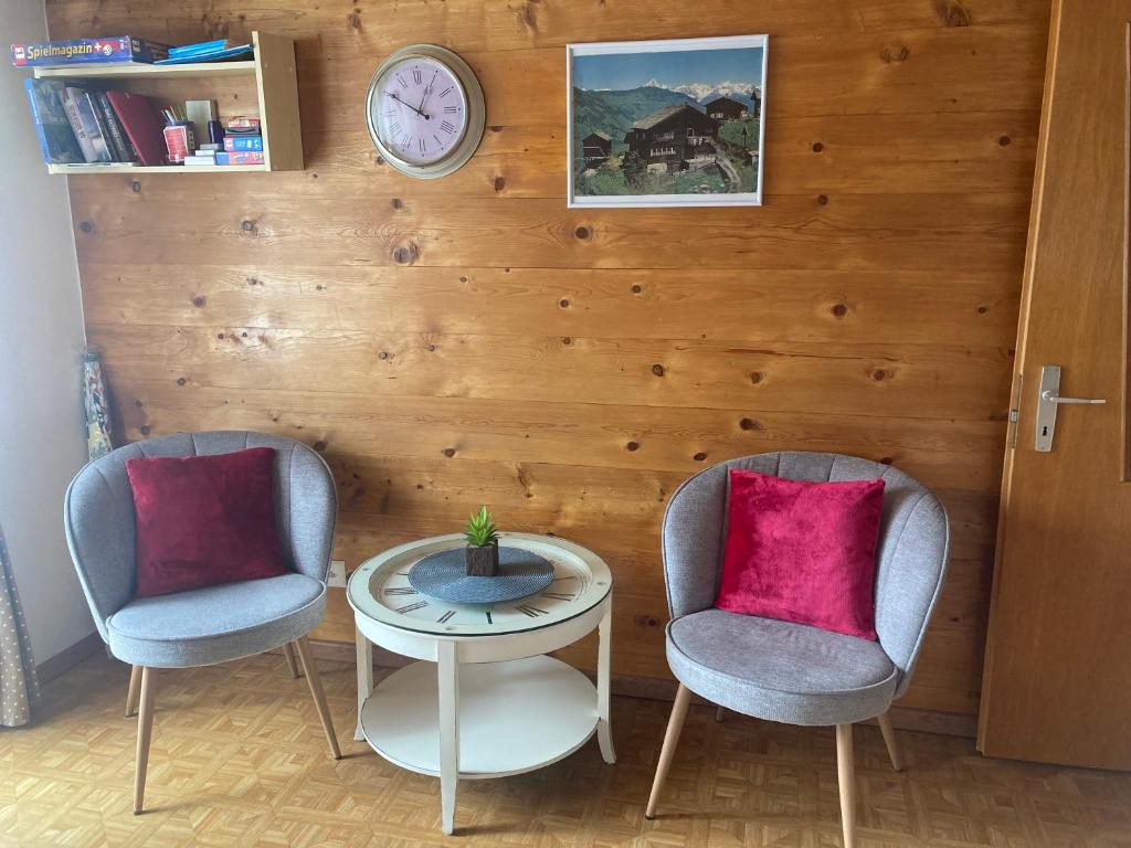 Posezení v ubytování Haus Dorfblick