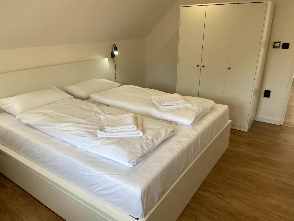 Postel nebo postele na pokoji v ubytování M3-Apartmány