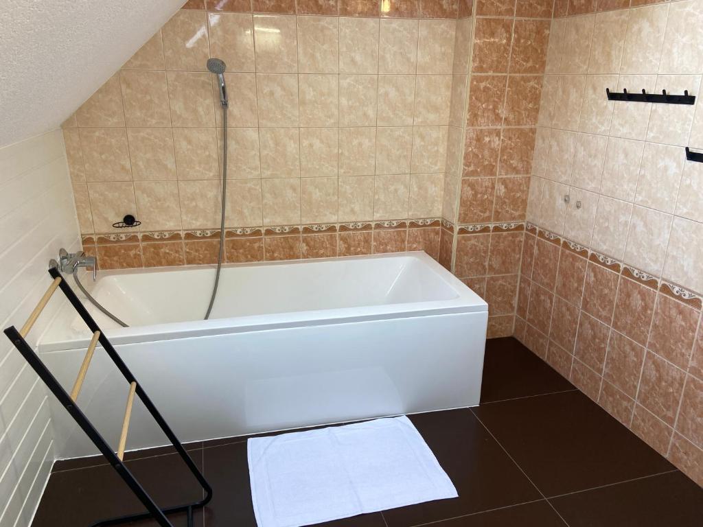 Koupelna v ubytování M3-Apartmány
