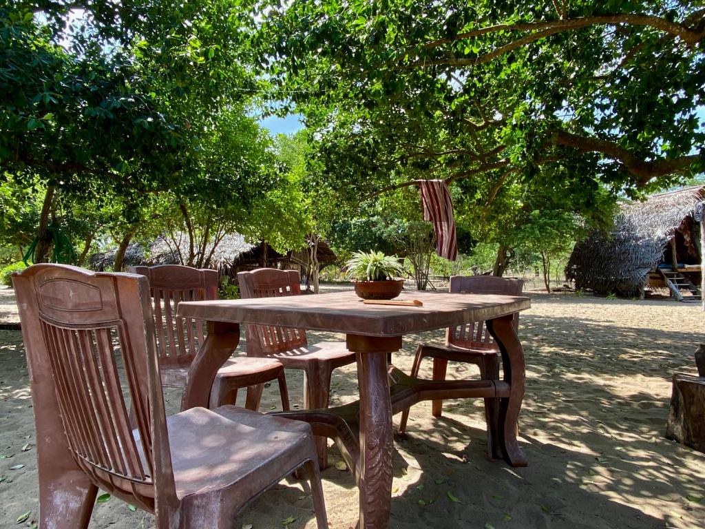 Zahrada ubytování Nilana beach cabana