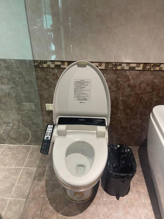Koupelna v ubytování Jjimjbang hotel spa
