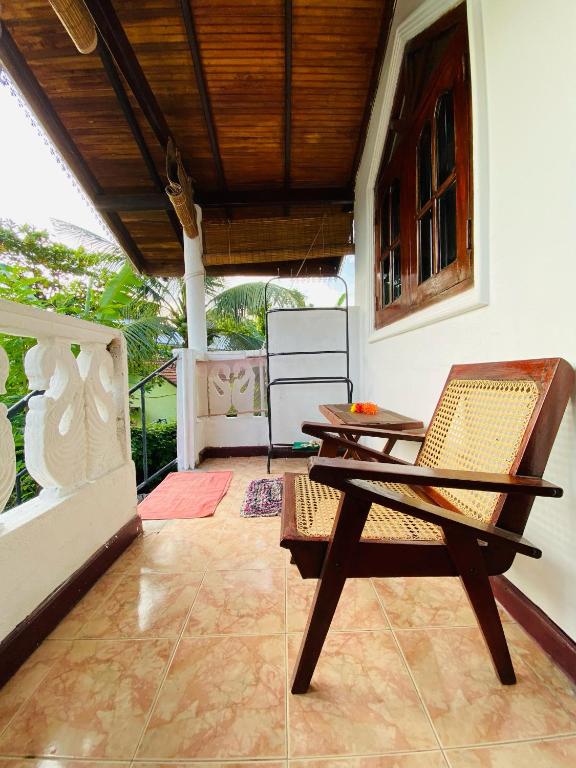 Balkón nebo terasa v ubytování Alson Villa