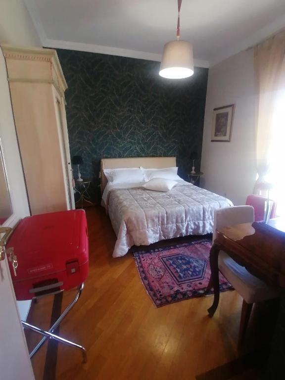 Posteľ alebo postele v izbe v ubytovaní B&B Buon Cammino Tuscia Viterbo - colazione inclusa - convenzionato con impianti termali