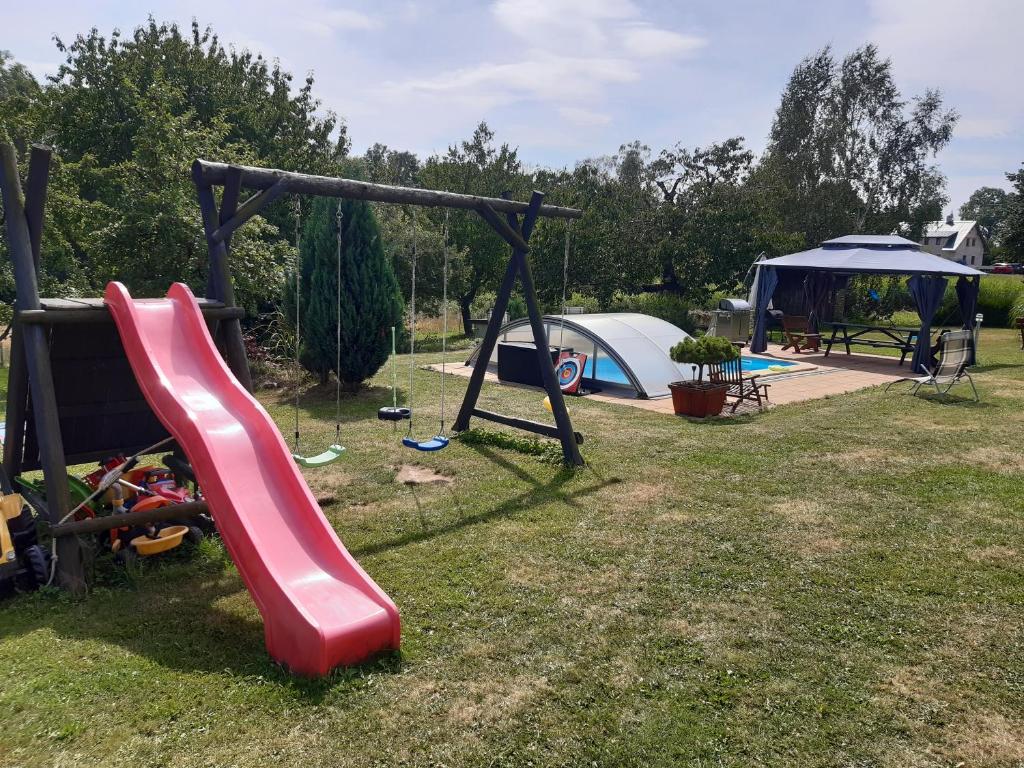 Herní místnost nebo prostor pro děti v ubytování Apartmány Roudnice