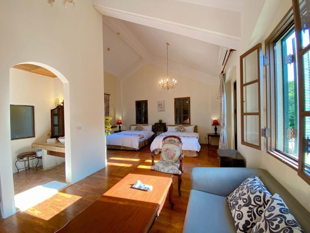 TV a/nebo společenská místnost v ubytování Kenting Tuscany Resort