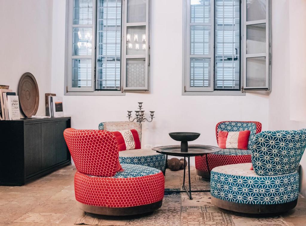 Posezení v ubytování The Efendi Hotel Akko