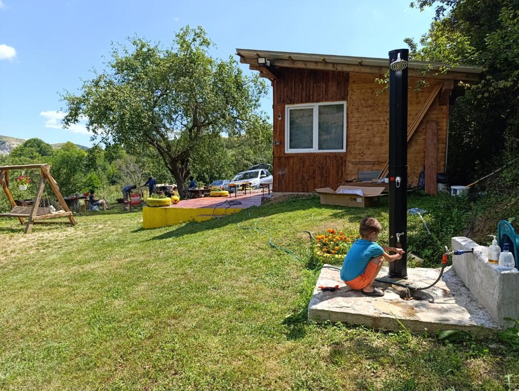 Herní místnost nebo prostor pro děti v ubytování Glamping Vlad