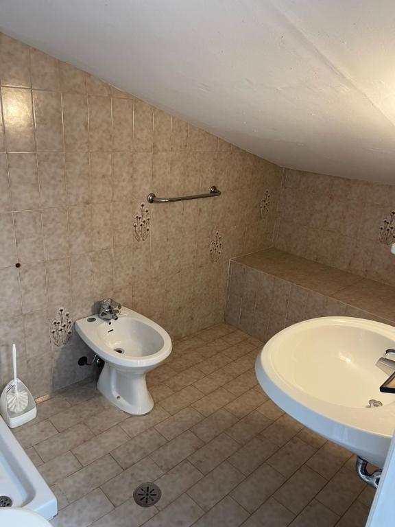 Koupelna v ubytování Hotel Villa Degli Aranci