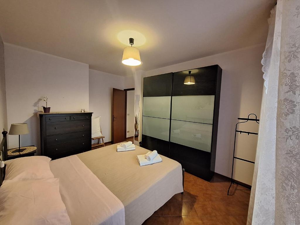Postel nebo postele na pokoji v ubytování Borgo San Lorenzo