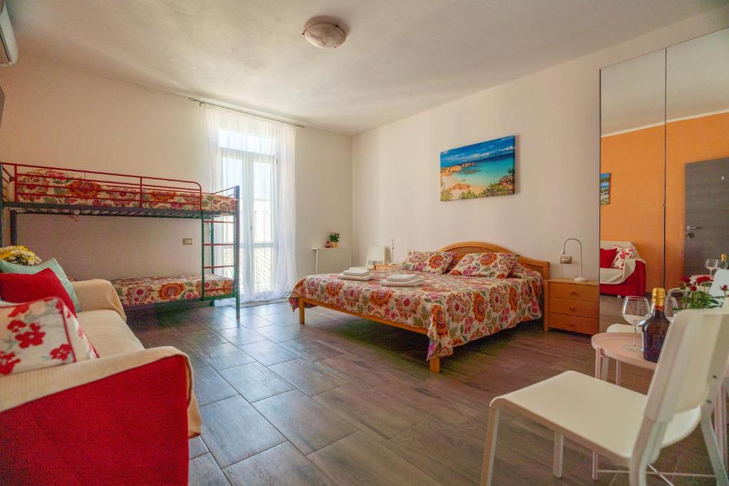 Postel nebo postele na pokoji v ubytování Casa Yvona