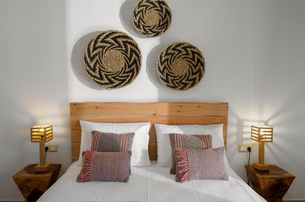 Postel nebo postele na pokoji v ubytování Papadia Luxury Apartments