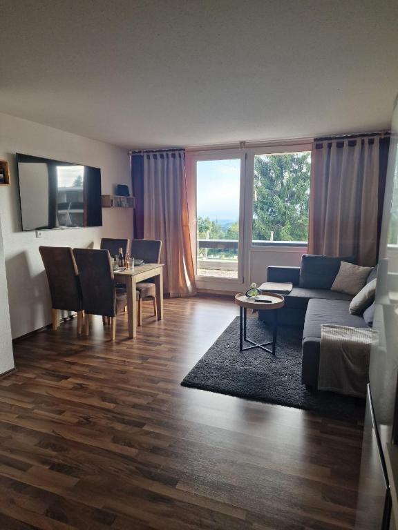 Posezení v ubytování Ferienwohnung Mecarda in Sankt Englmar