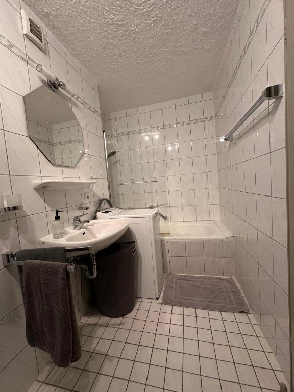 Koupelna v ubytování Ferienwohnung Mecarda in Sankt Englmar