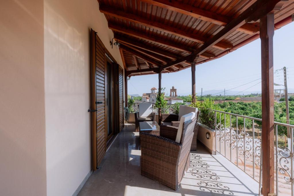 Balkón nebo terasa v ubytování Lala Luxury House